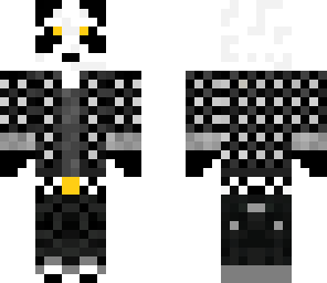 black plaid panda