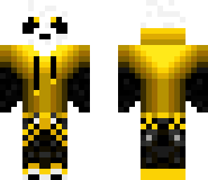 gold hoodie panda