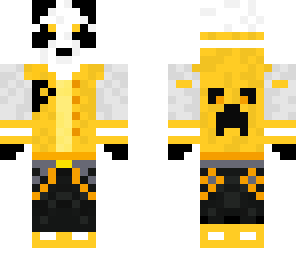yellow varsity panda