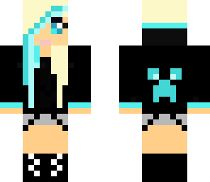 hot blue creeper girl