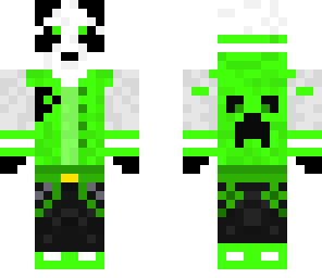 green varsity panda