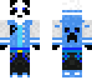 blue varsity panda