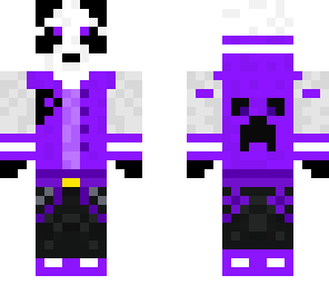 purple varsity panda