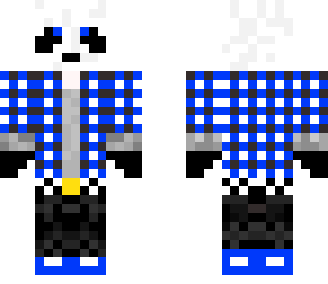 blue plaid panda