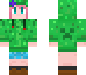creeper hoodie girl