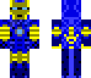 blue iron man