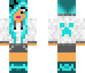 cute blue girl