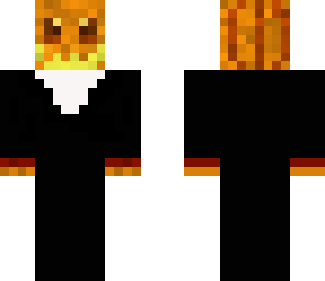 pumpkin in suit