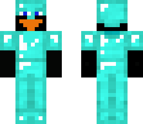 penguin in diamond armor