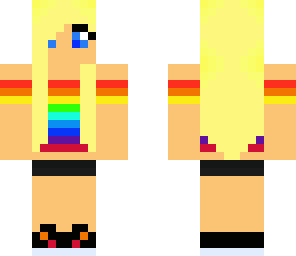 rainbow girl