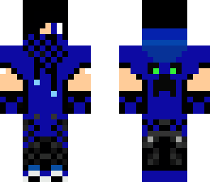 blue man