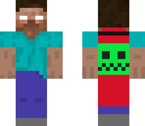 herobrine with creeper cape