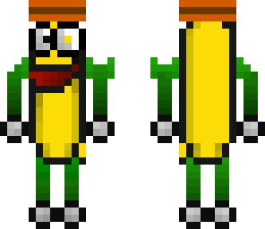banana wif hat
