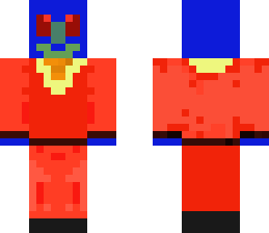 the blue man