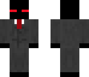 red eyed endermen in a suit