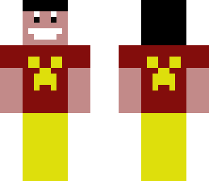 gold and maroon creeper boy
