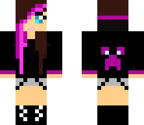 hot purple creeper girl