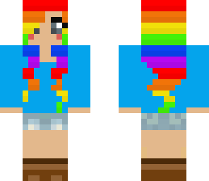 rainbow hair