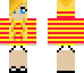 red and yellow girl