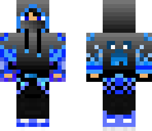 blue hoodie