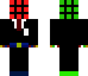 rubix cube in a suit