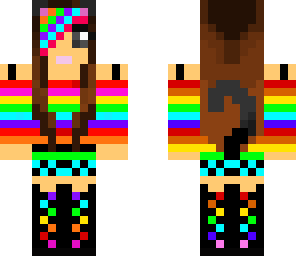 rainbow girl