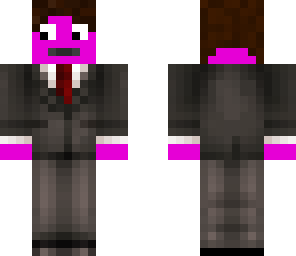 purple man in tux