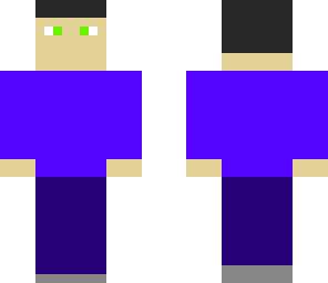 man with blue shirt