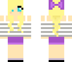 cut girl fix fix purple