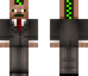 suit and mohawk and derpy face