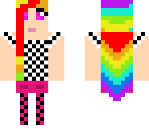 rainbow girl