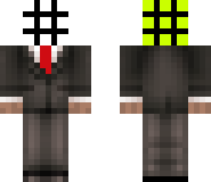 rubix cube in a suit