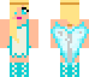 cute angel girl with wings