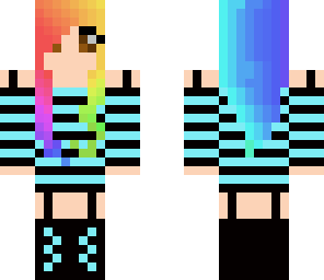 rainbow girl