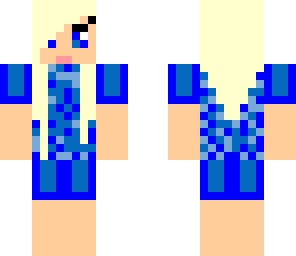 blue girl