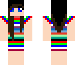 rainbow girl
