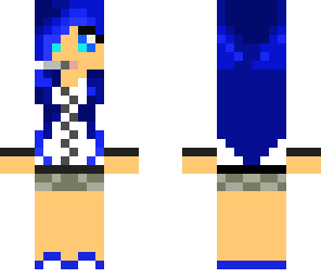 blue hair girl fixed