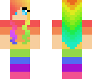 rainbow girl