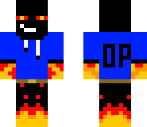 enderman on fire lol
