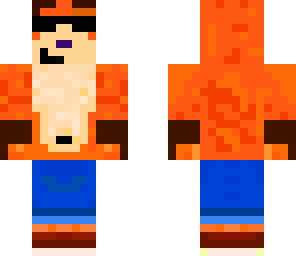 crash bandicoot with glasses