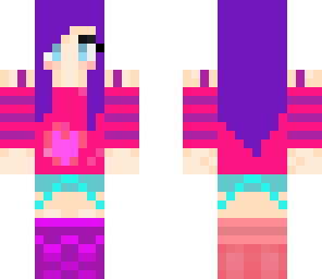 dj girl purple hair