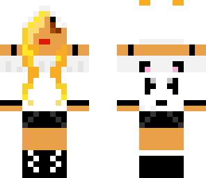 tan panda girl
