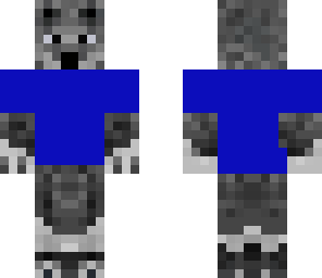 wolf with shirt