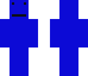 blue man
