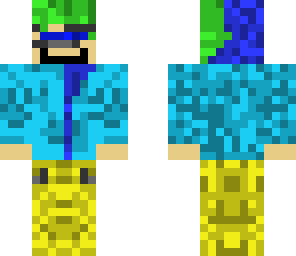 awesome man with glowstone pants modified