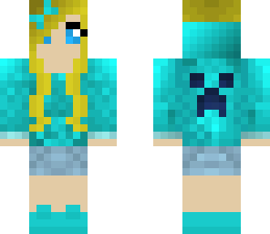 creeper hoodie girl