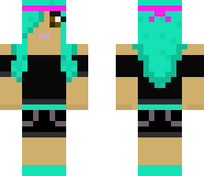 second blue punk girl
