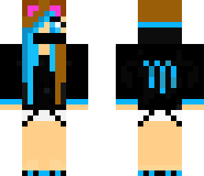 cat ninja bleu monster girl
