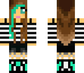greenish blue girl 
