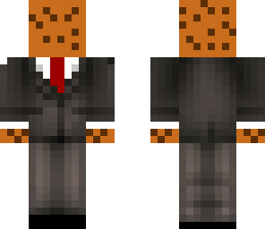 cookie in a suit